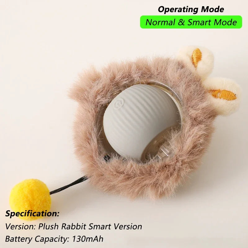 360° Auto-Rolling Cat Toy Ball