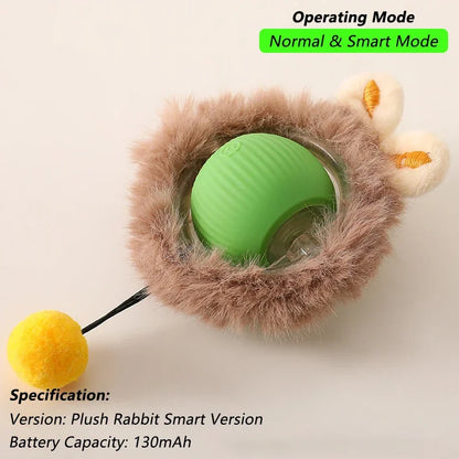 360° Auto-Rolling Cat Toy Ball