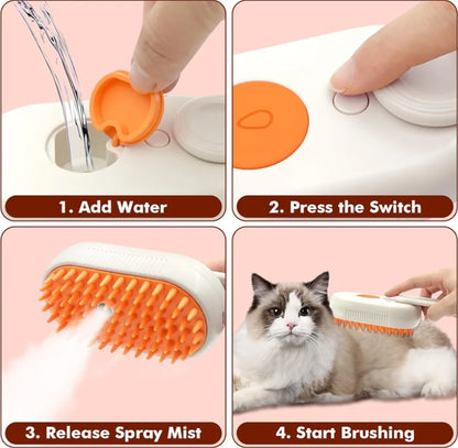 GroomPro Steam Brush