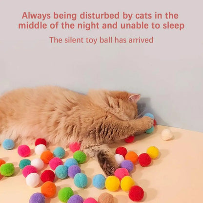 Plush Ball Cat Launcher Set